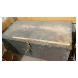 GALVANIZED METAL CHEST