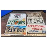 LICENSE PLATES, ICE MELT, WATER CAN & MISC.