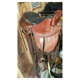LEATHER SADDLE BY ALLEGANY MOUNTAIN