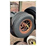 (2) SPOKED WHEELS