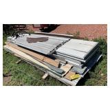 (4) 12' X 2' INSULATED GARAGE DOOR PANELS &