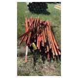 (75 +/-) STEEL T-POSTS