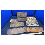 1950'S - 1960'S LICENSE PLATES & MISC PLATES