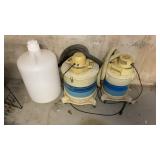 (2) SHOP VAC'S & WATER JUG