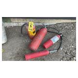 (4) FIRE EXTINGUISHERS