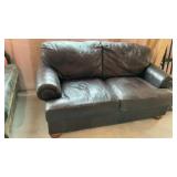 LEATHER LOVESEAT