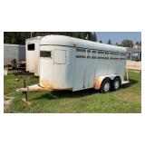 1974 STODDARD STOCK TRAILER