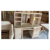 WICKER COMPUTER DESK