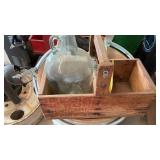 GLASS GALLON JUG & INSULATORS