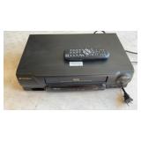 SANSUI VHS PLAYER WITH REMOTE