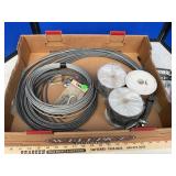 DOG ZIPLINE AND ROLLS OF NO 9 WIRE