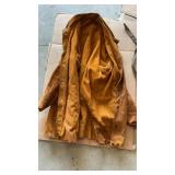 LEATHER WELDING JACKET, WELDING ROD & HAMMER