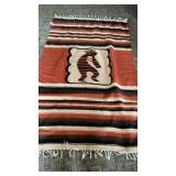 (3) NAVAJO STYLE BLANKETS & RUG