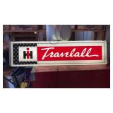 IH TRAVELALL LIGHTED SIGN MEASURES 36"L X 9"T
