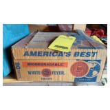 WHITE FLYER CLAY TARGETS (BOX IS HALF FULL)