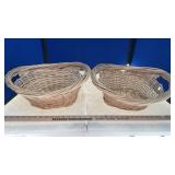 WOVEN BASKETS, CANDLES, SAVER BAGS AND MISC