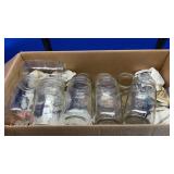 ASSORTED CANNING JARS
