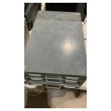 METAL BOX W/ STAMP COLLECTION