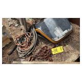 CHAIN, TRACTOR SEAT & WIRE WELDING LEADS