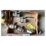 (5) 2" BRASS BALL VALVES