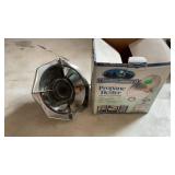 PROPANE HEATER, LP STOVE, AIR PUMP & LP BOTTLE