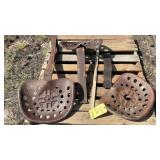 (3) IMPLEMENT SEATS