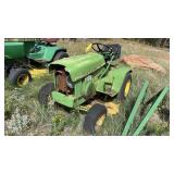 JOHN DEERE 314 LAWN TRACTOR W/BLADE