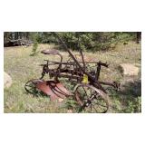 HORSE DRAWN SINGLE BOTTOM RIDING PLOW