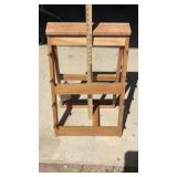 WOODEN FOLDING GUN RACK