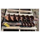 (2) AUGER BITS 10"&6ï¿½