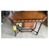 WOOD HALL TABLE MEASURES 36' L X 18'W X 29' T