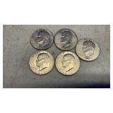 (5) EISENHOWER DOLLARS