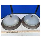 (2) CEILING LIGHTS