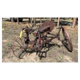 HORSE DRAWN RIDING PLOW