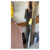 SKI POLES, WALKING STICKS & BASEBALL BAT