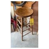 WOOD STOOL & MOLDED TRAIN TOP