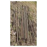 (23) 8ft. IRON RODS FOR CONCRETE FORMS
