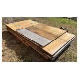 (8) SHEETS OF 3/4in. CONCRETE FORMS