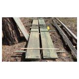 (2) WOOD HAY WAGON SIDE BOARDS
