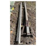 (2) HORSE DRAWN WOOD TONGUE