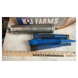 FUNNELS, GREESE GUN, STRING & TIRE CHAINS