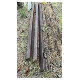 (3) R.R TRACK RAILS ALL MEASURE 7