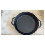 LODGE CAST IRON PAN, AND OTHER CAST IRON LID