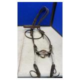 (2) BROWBAND HEADSTALLS WITH CURB BITS AND REINS