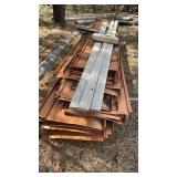 (29+/-) COPPER TONE ROOFING SHEETS
