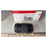 CANON EF 75-300MM LENSE