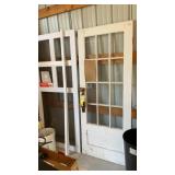 GLASS DOOR AND SCREEN DOOR