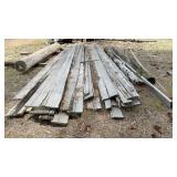 ASSORTED ROUGH CUT CEDAR LUMBER