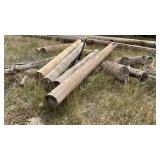 ASSORTED UTILITY POLE PIECES