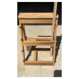 WOODEN FOLDING GUN RACK